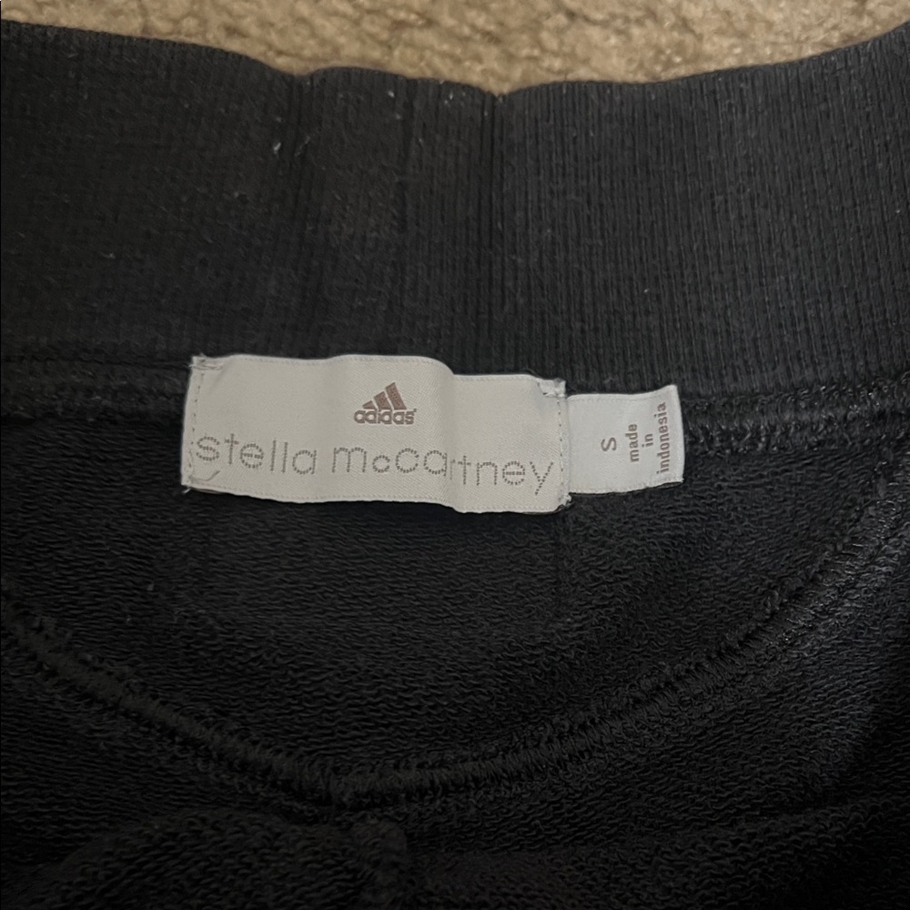 Adidas by Stella McCartney Black Cropped Pants - Picture 4 of 7
